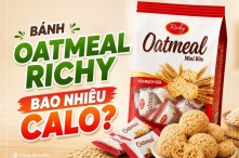 Bánh oatmeal richy bao nhiêu calo?